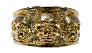 Unisex Skull Band Ring