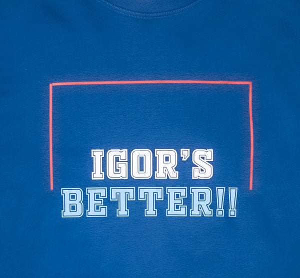 IGOR’S BETTER!! Super-Soft SUPIMA Cotton T-Shirt Close up