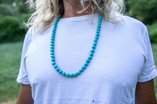 Turquoise Howlite Natural Gemstone Necklace