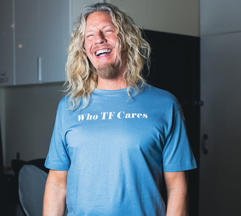 Who TF Cares SUPIMA Cotton T-Shirt