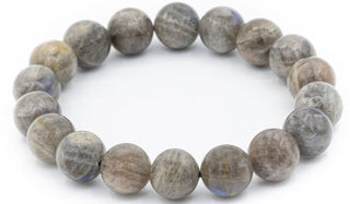 Alt= Blue Labradorite Natural Gemstone Bracelet.