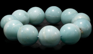 Luxury Blue Amazonite Natural Gemstone Bracelet