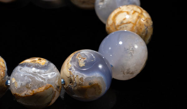 Seamless, Same-color Wire Hardness,7 Zodiac: Cancer, Sagittarius Gemstone Family, Chalcedony Made from Chalcedony Natural Stone Cruelty-Free Authentic  Mined in, Turkey