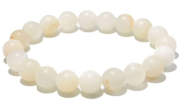 Yellow Calcite Matte Natural Gemstone Bracelet