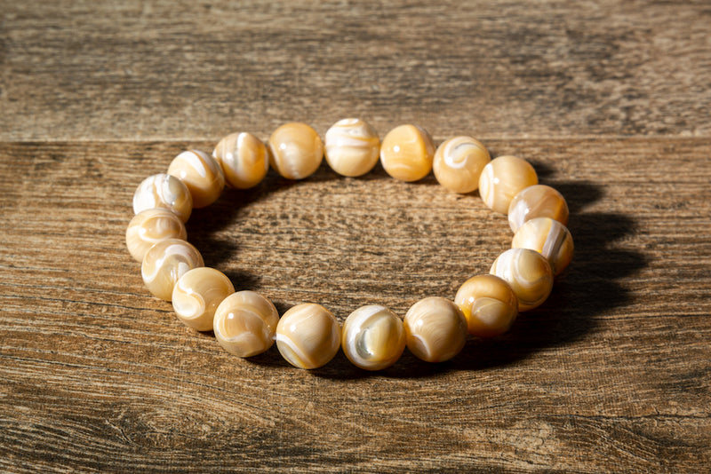 Luxury Mother Of Pearl Natural Gemstone Bracelet