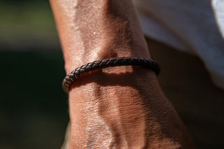 The Sepia Leather Bracelet at