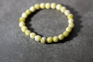 Luxury Faceted Lime Chrysoprase Natural Gemstone Bracelet