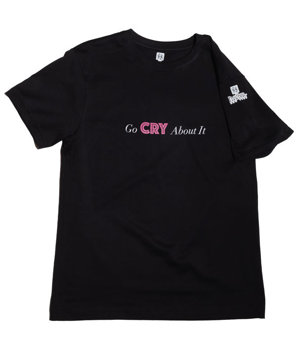 Go CRY About It SUPIMA Cotton T-Shirt Black