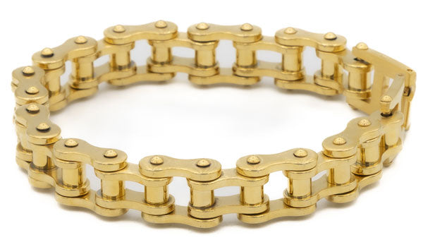 The Syklist Stainless Steel Bracelet Gold