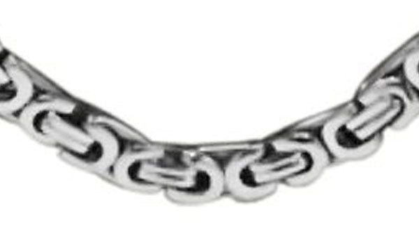 silver bike chain close up img