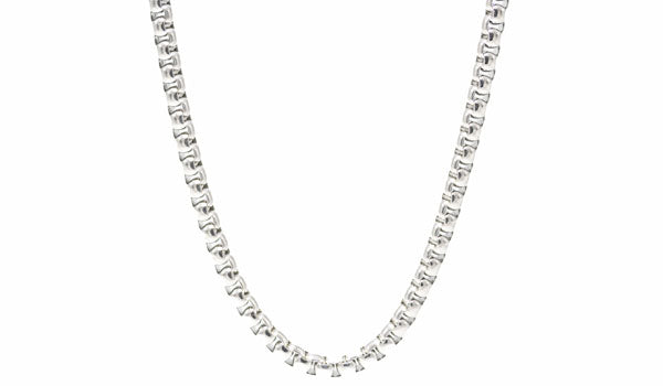 Silver Stainless Steel Book Chain