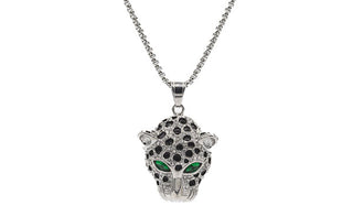 Crystal Jaguar Necklace