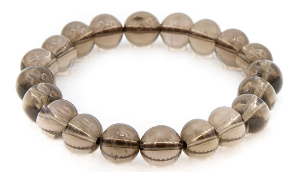 Smoky Quartz Gloss Barcelets | Natural Gemstone Bracelets ...