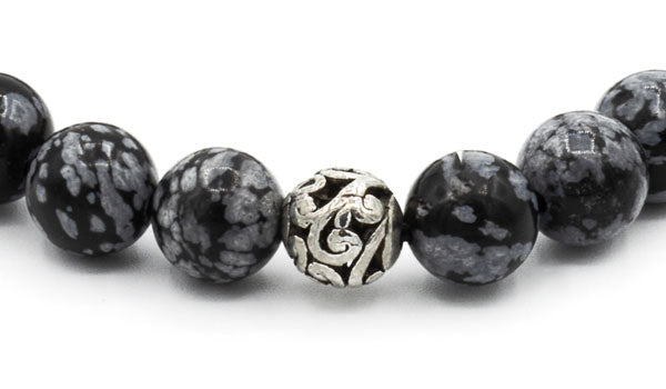 Sterling Silver Balinese Bead.