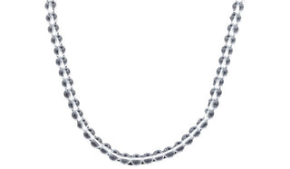 Sterling Silver Mini Quartz Natural Gemstone Necklace
