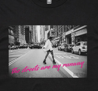 The Streets Are My Runway Premium Cotton T-Shirt