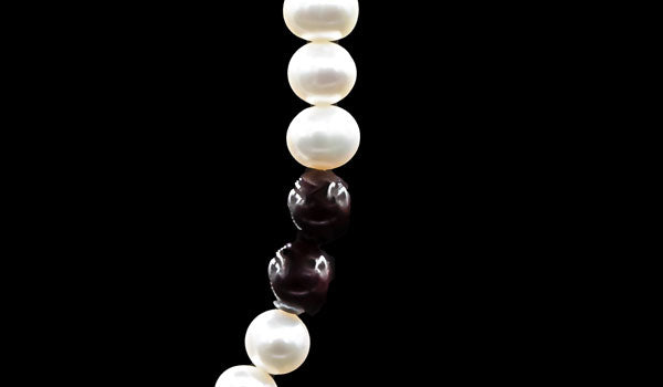 The Violet Freshwater Japanese Pearl Necklace