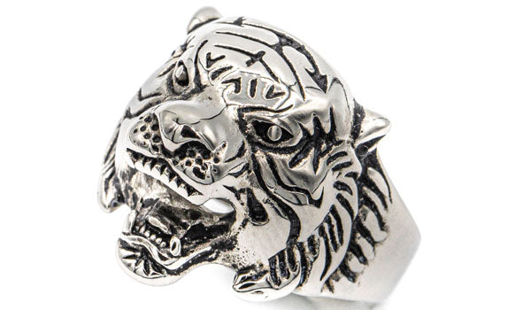 tiger face ring 