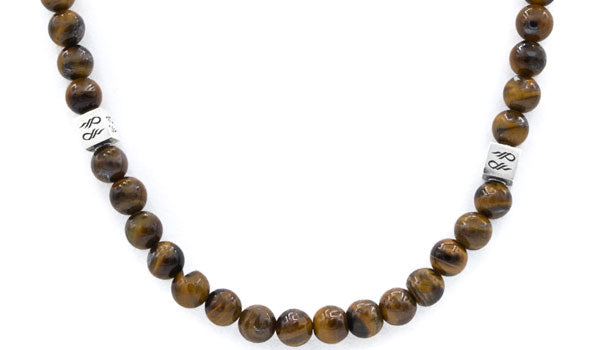 Tigers Eye Gemstone Necklace 