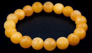 Yellow Jade Natural Gemstone Bracelet
