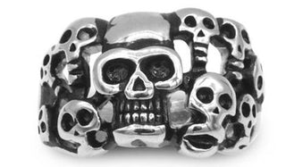 Assorted skull head ring second img