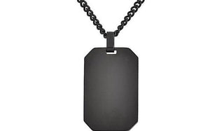 BlackDog Tag Pendant Necklace Feature img