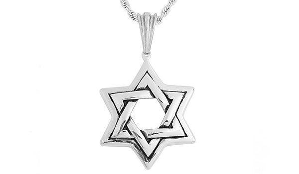Silver Star of David Pendant Necklace feature img