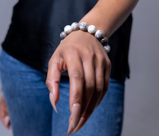 Luxury White Opal Natural Gemstone Bracelet