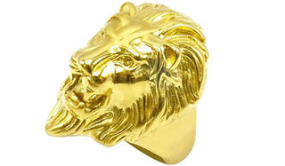 Gold lion ring feature img