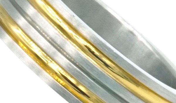 gold and silver ring close up img