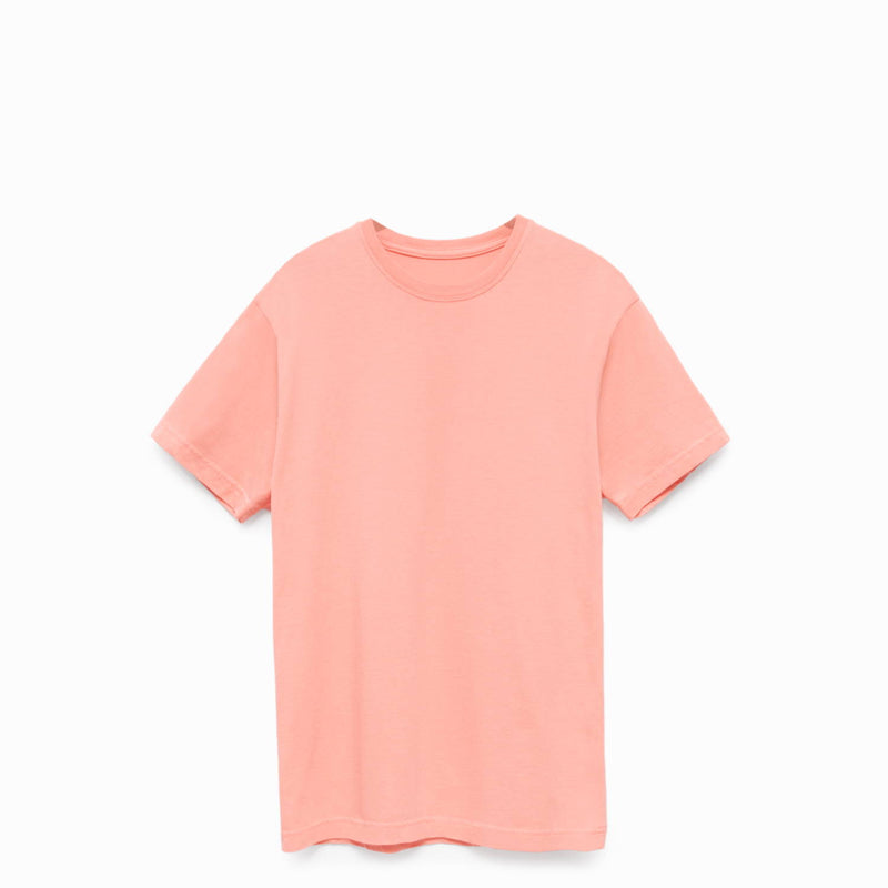 FOCUS SUPIMA Cotton T-Shirt Salmon 