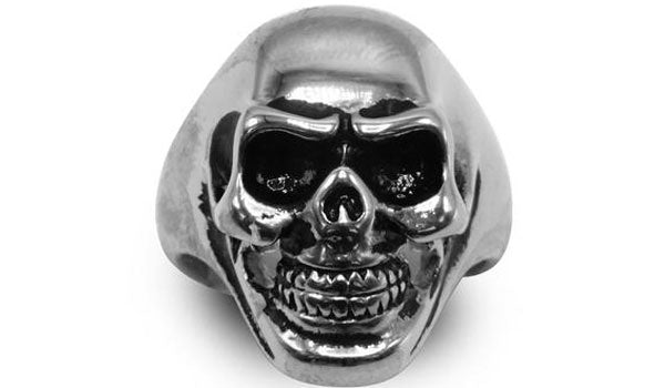 Men Punk Silver Demon Skull Ring Vintage Heavy India | Ubuy