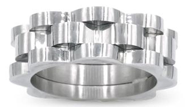 silver bike ring second img