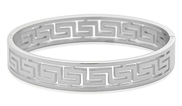 silver greek key bracelet feature img