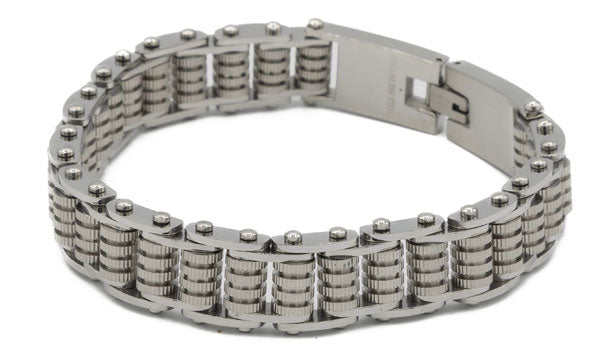 The Token Stainless Steel Link Bracelet Silver