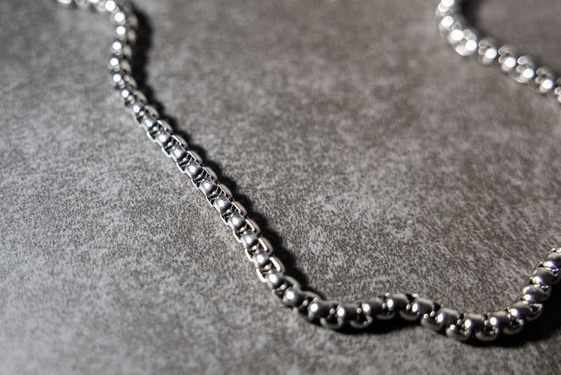 Silver Stainless Steel Book Chain