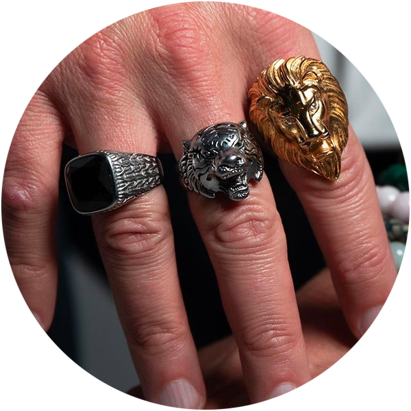 Tiger Face Ring